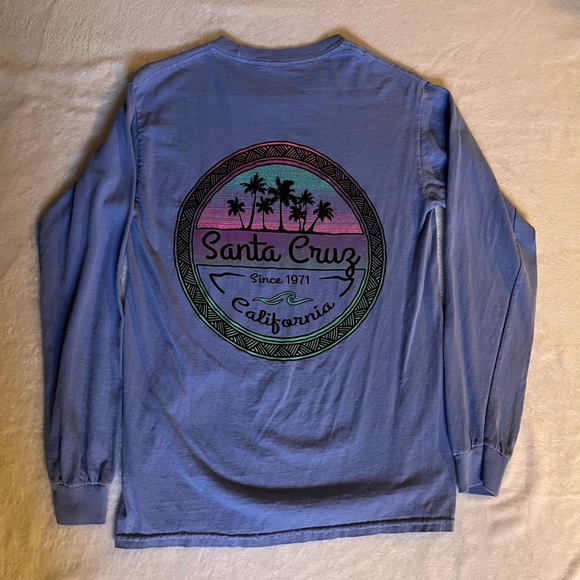 Small Blue Women’s Long Sleeve Tee - Picture 5 of 5